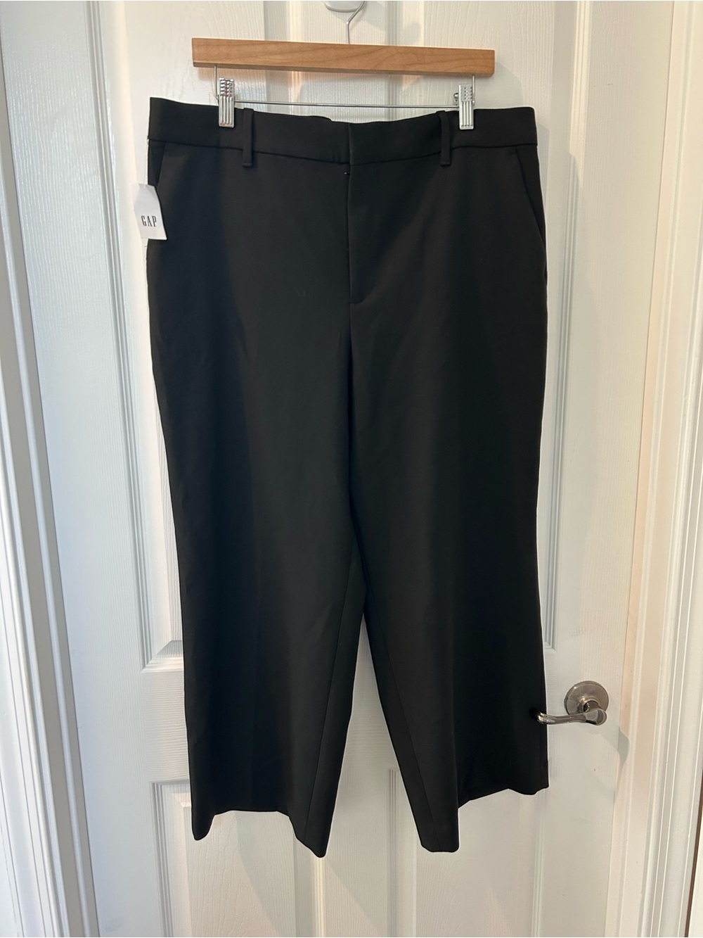 GAP Men's Black Straight-Leg Dress Pants
